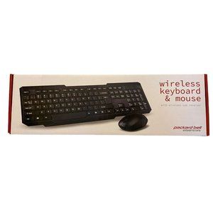 PACKARD BELL Essentials FULL-SIZE WIRELESS KEYBOARD & MOUSE COMBO PBKM1209BK